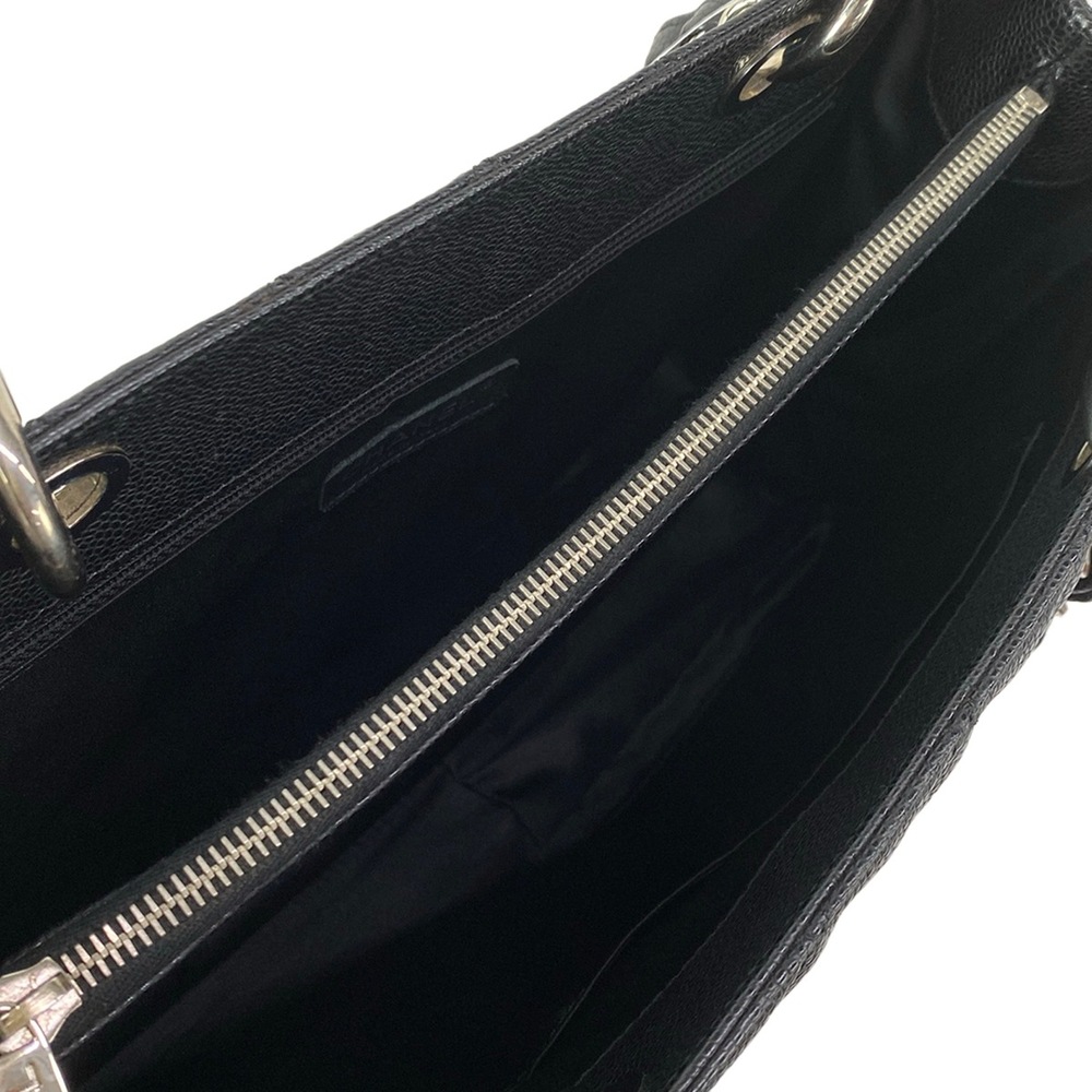 Chanel Reprinted chain tote,GST Tote Bag A50995 Black Silver - Picture 10 of 16